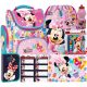 kolska torba Minnie Mouse 8W1 sa pernicom i naljepnicama Derform