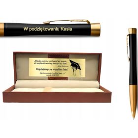   Parker Urban GT crna olovka sa gravurom kože, personalizirani poklon za roditelje