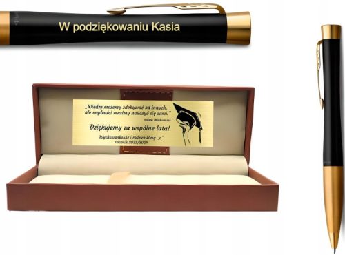 Parker Urban GT crna olovka sa gravurom kože, personalizirani poklon za roditelje