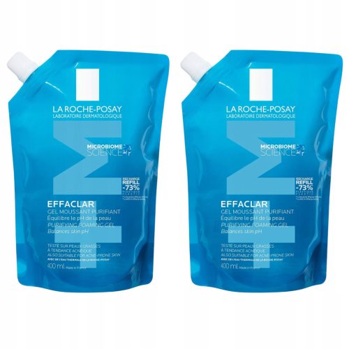 La Roche-Posay Effaclar gel za čišćenje masne kože, 400 ml, Refill pakiranje