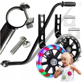    MOMIX bočni kotači bicikla za kotač 1216" + ŠTAP ZA UČENJE VODILICA ZA GURANJE RUČKA