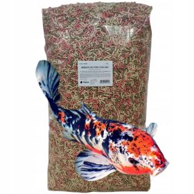    KOI PREMIUM MIX 50L 4kg HRANA ZA RIBE PLUTAJUĆI ŠTAPIĆI 3 BOJE