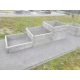  Posuda za cvijeće 300 cm x 100 x 75 cm betonska