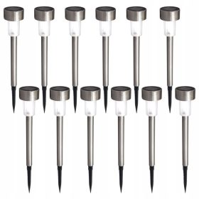  B.K.Licht Solarni Set 12 Vanjskih Lampi LED IP44 s Kolcem za Uzemljenje