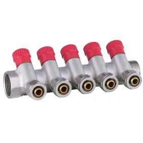   X-HOME PEX RazdjelniK 1" x 16 mm 5 Krugova Vruće Vode Sekcije za Toplu Vodu Mono