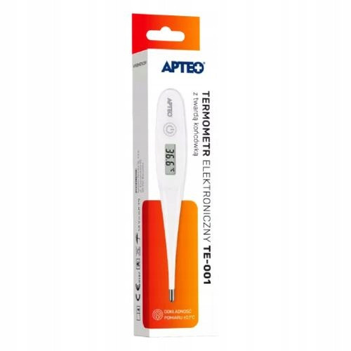 APTEO Elektronički Termometar TE-001 s Tvrdom Krajem, 1 kom.