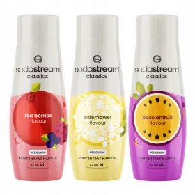   SodaStream Sirup od Cvijeta Bazge Bez Šećera 3x440ml + 2 Dodatna Proizvoda