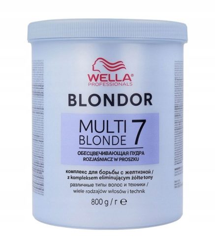 Wella Blondor Multi Blonde Bezpylavi Posvjetljujući Prašak za Kosu do 7 Tonova 800g