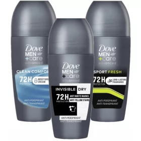  Dove Men+Care Antiperspirant roll-on 50 ml, tri vrste