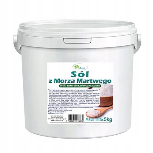 Vitafarm sol mrtvog mora 5 kg za kupanje