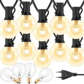    GARLAND VELIKE VANJSKE VRTNE LAMPE 75 DVOR BALKON TERASA 22M