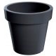  Prosperplast saksija 58,2 cm x 58,2 x 52,3 cm promjer 58,2 cm plastične nijanse sive i srebrne