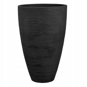    Dvorišna posuda za cvijeće 45 cm x 45 x 70 cm promjer 45 cm plastična antracit