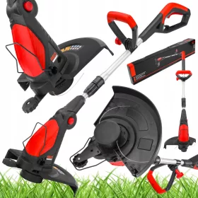   ELEKTRIČNA KOSILICA ZA TRAVU RED TECHNIC 1450W SA SVJETLOM | Visokokvalitetna električna kosilica za travu s dugom 33 cm regulacijom | Model: RTPKE0105