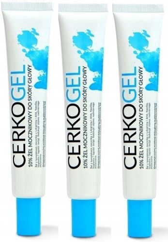 Cerkogel 10% gel s ureom za njegu vlasišta – 3x50 g pakiranje