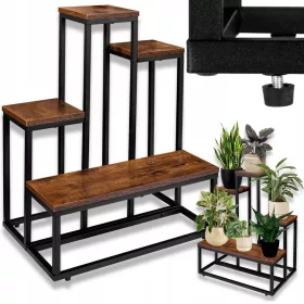 Kwietnik stojaci metalni Antires Rustic 67 cm