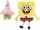 SpongeBob Patrick Plišani Set Maskota 28-33cm