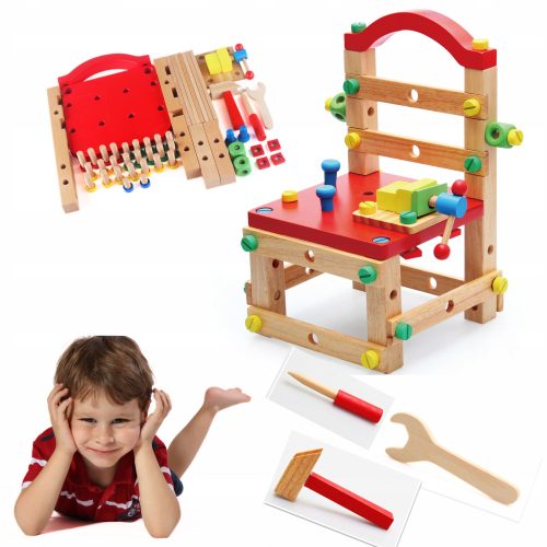 Montessori drvena stolica za sastavljanje