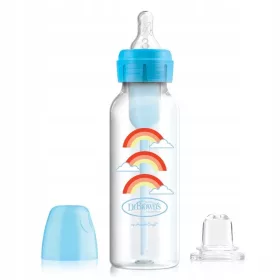   Dr Brown's boca standard Options+ set od bočice do čaše 250 ml 6m+ plava