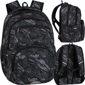   CoolPack moderni školski ruksak za dječake s više odjeljaka, crne boje, inspiriran zmajem i superherojem Shazam. Idealno rješenje za školu, izvanškolske aktivnosti i putovanja. Ovaj praktičan ruksak i