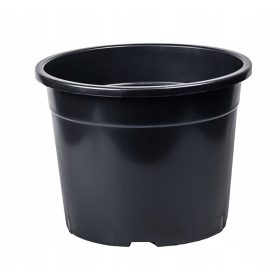    Posuda za cvijeće DonKwiat 46,5 cm x 46,5 x 35 cm promjer 46,5 cm plastična crna