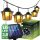  Lumiled solarni vijenac od 380 cm, crni