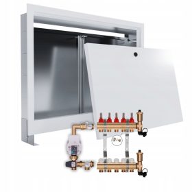   Podni razdjelnik 5 + WILO PUMPA + PRIKLJUČCI + PODŽUBNA KUTIJA