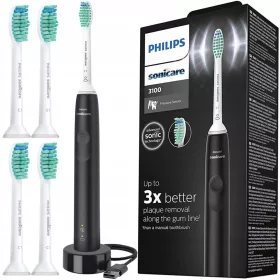    Philips Sonicare 3100 crna zvučna četkica za zube je uključena