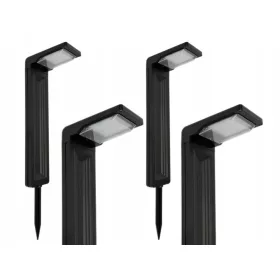  Ugradbena solarna svjetiljka LED Plus crna 58,5 cm 4 kom.