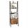 Vasagle Alinru Regal s ljestvama i ormarićem 56 x 34 x 173 cm - Drabinkasti regal za knjige u LOFT stilu