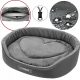 Krevet za pse Lovedog Comfort s vodootpornom podlogom i presvlakom na patent, igralište M 60x50