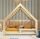  KrolikBeds Cottage krevet, ravni krov, bez dimnjaka, 80 x 160 cm