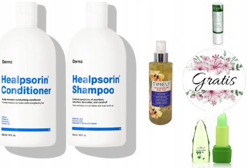 Healpsorin Šampon i Regenerativni Balzam za Kosu 500ml + Gratis
