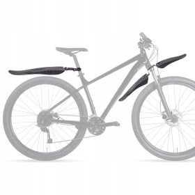 Zestaw branika za bicikl, crni, montaža u trenu