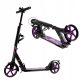 Skuter VIOLET-BLACK, sklapanje, amortizer, kočnica, do 100 kg