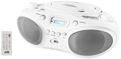  BOOMBOX JVC HEAD PLAYER FM RADIO CD USB BLUETOOTH DAB+ 4W RDS + DALJINSKI