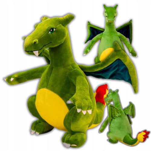 Maskota Veliki Pokemon Pluszak Charizard 30cm Zeleni Zmaj