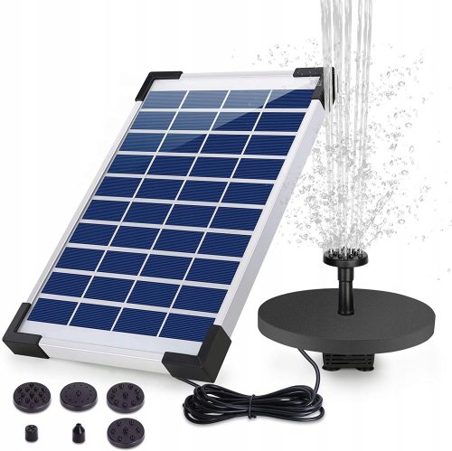 Pumpa za fontanu sa solarnim panelom 5 W do 500 l/h