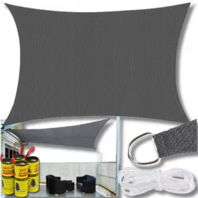    Vrtno jedro 300 x 300 cm plastično + GreenLive Stick protiv muha i osa