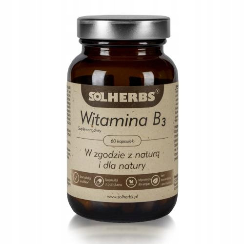 SOLHERBS Vitamin B3 kapsule za zdravlje živčanog sustava i kože