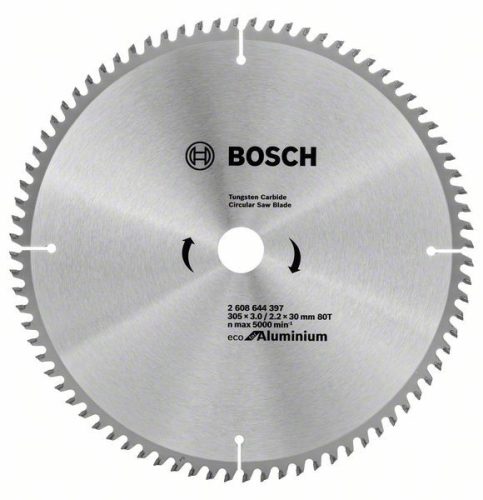 Bosch visoka precizna pila za rezanje 305 x 30 mm 80 zuba za aluminij i drvo
