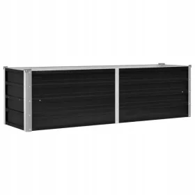    VidaXL saksija 160 cm x 40 x 45 cm promjer 1 cm metalne nijanse sive i srebrne