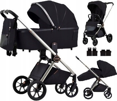CARRELLO Ultra LAGANA KOLICA 2IN1 CRL-6525 NIGHT BLACK