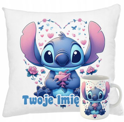  ŠALICA + STICH JASTUK set LILO I STICH + IME RAZLIČITIH UZORAKA