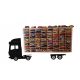 PROMOTOR ZA POLICE ZA AUTI HOT WHEELS 80 PREGRADA DRVO + KAMION