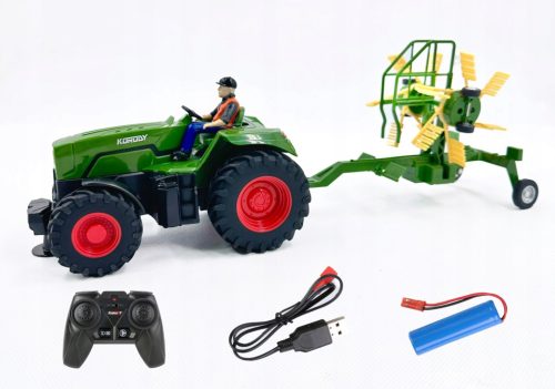 TRAKTOR NA DALJINSKO UPRAVLJANJE S ZGRABIARKOM I BATERIJOM