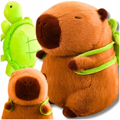  CAPYBARA MASKOTA PLIŠANA IGRAČKA S RUKSAKOM MEKANA IGRAČKA ZA MAŽENJE POKLON