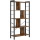 Rustikalna industrijska polica Songmics LOFT 74 cm x 154 cm x 30 cm smeđe nijanse