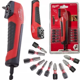   UDARNA NASTAVNA GLAVA POD KUTOM MILWAUKEE 90 SHOCKWAVE + BITOVI