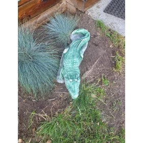  Gipsani krokodil, a ne betonska vrtna figurica